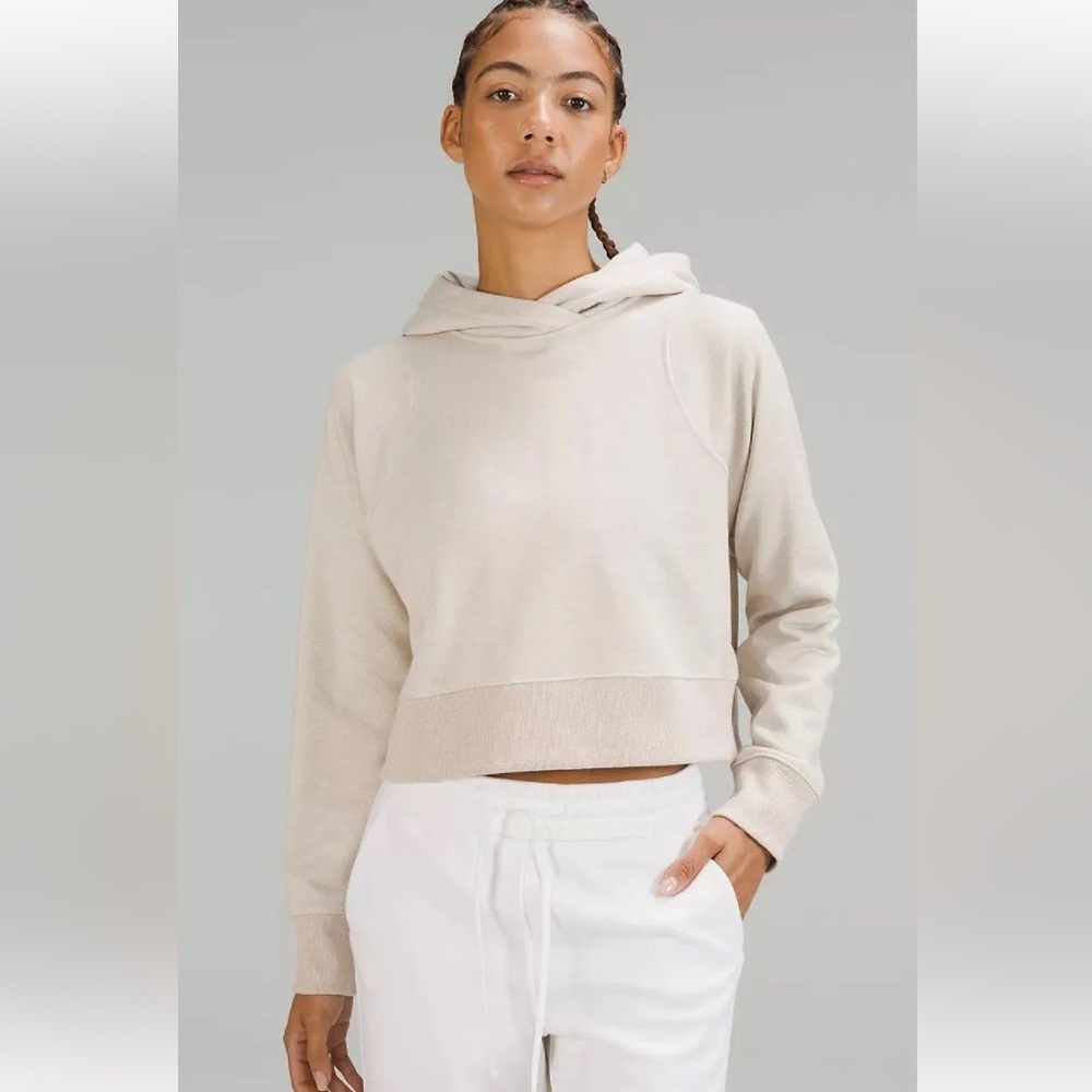 lululemon athletica sparkle cream Hoodie